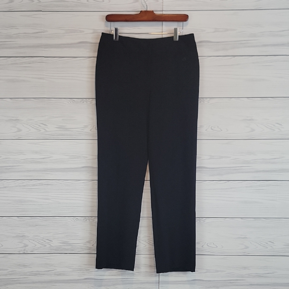 Atelier Trousers Black Straight Leg Dress Pants Womens Size 4